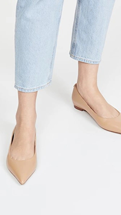 Shop Sam Edelman Stacey Flats In Nude