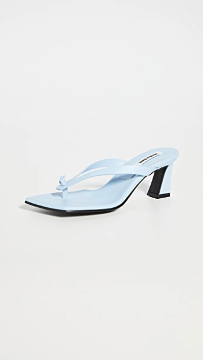 Shop Reike Nen Flip-flop Heel Sandals In Sky Blue