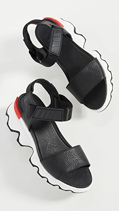 Shop Sorel Kinetic Sandals In Black
