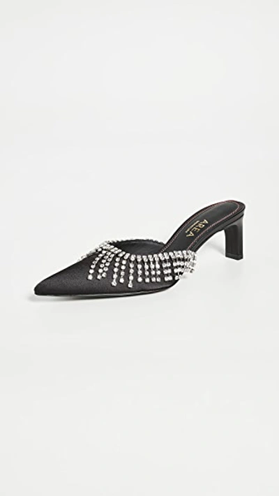 Shop Area Draped Chandelier Kitten Heels In Black