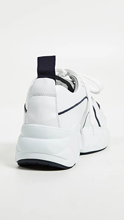 Shop Acne Studios Manhattan Sneakers In White Multi