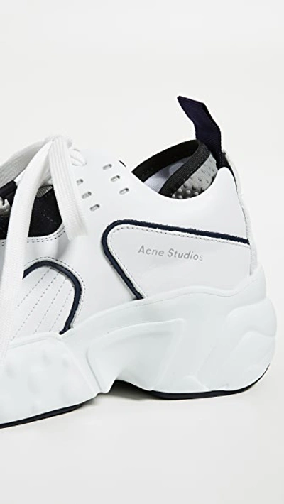 Shop Acne Studios Manhattan Sneakers In White Multi