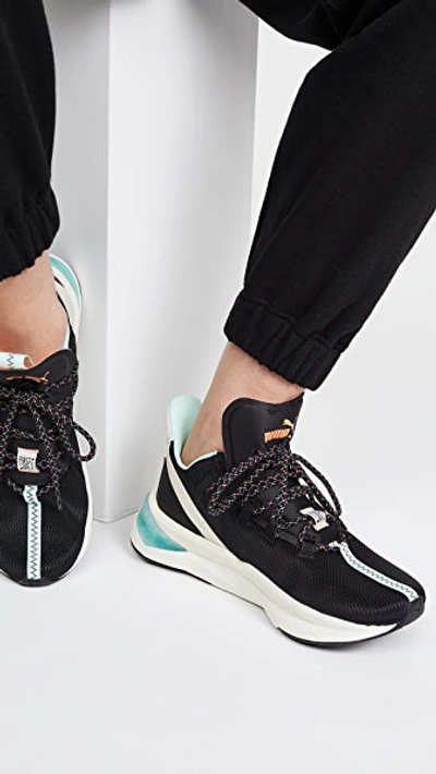 Puma X First Mile Lqdcell Shatter Trail Training Shoe In  Black