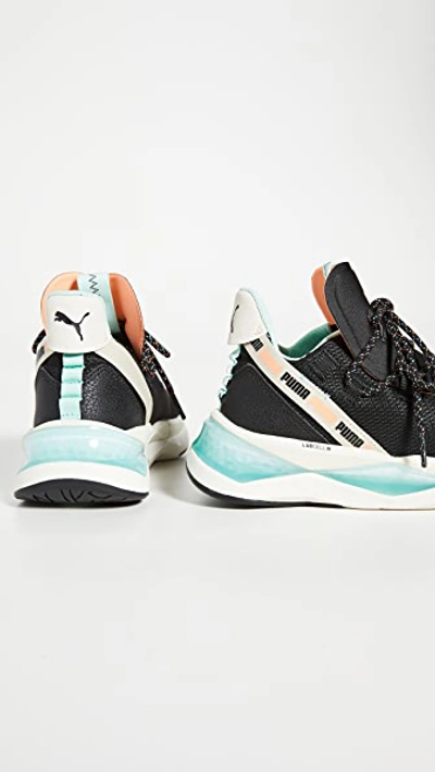 Puma X First Mile Lqdcell Shatter Trail Training Shoe In  Black