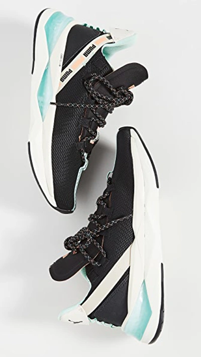 Puma X First Mile Lqdcell Shatter Trail Training Shoe In  Black