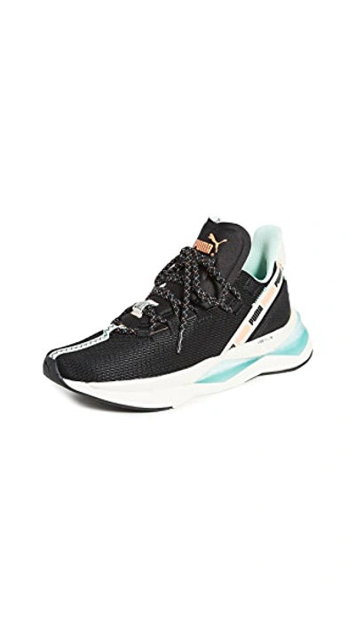Puma X First Mile Lqdcell Shatter Trail Training Shoe In  Black