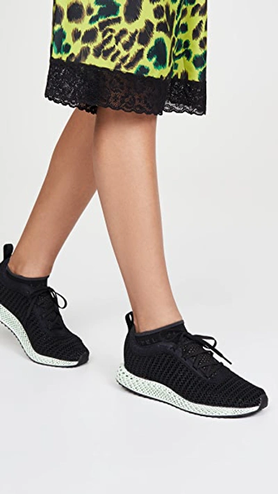 Shop Adidas By Stella Mccartney Alphaedge 4d Sneakers In Cblack/cblack/cblack