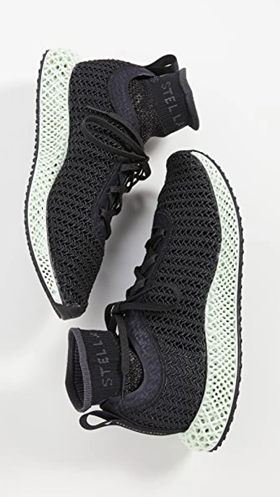 Shop Adidas By Stella Mccartney Alphaedge 4d Sneakers In Cblack/cblack/cblack