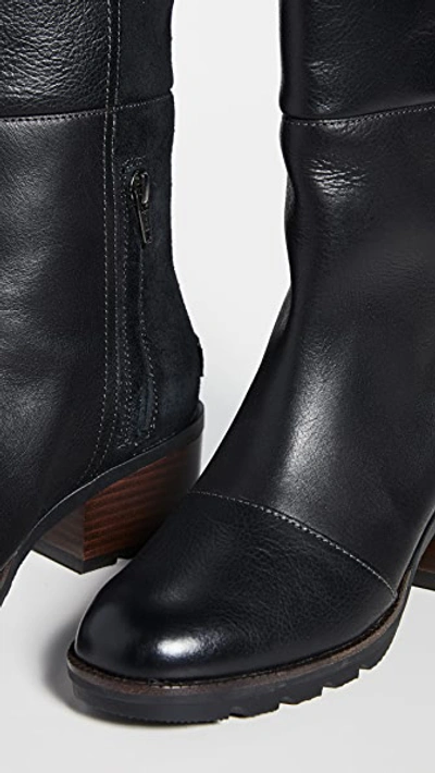 Shop Sorel Cate Tall Boots In Black