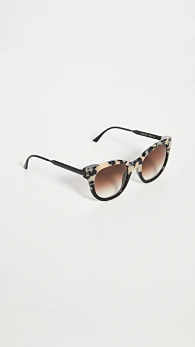 Shop Thierry Lasry Lively 256 Sunglasses In Tortoise/black