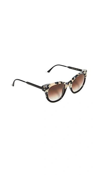 Shop Thierry Lasry Lively 256 Sunglasses In Tortoise/black