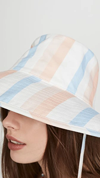 Shop Lack Of Color Holiday Bucket Hat In Candy Stripe