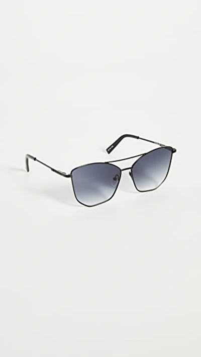 Shop Le Specs Primeval Alt Fit Sunglasses In Black