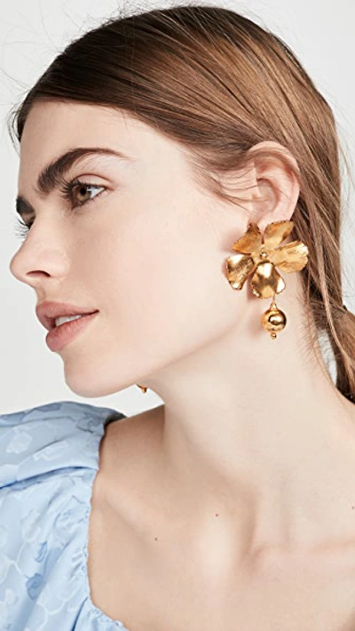 Shop Jennifer Behr Laurie Earrings In Gold