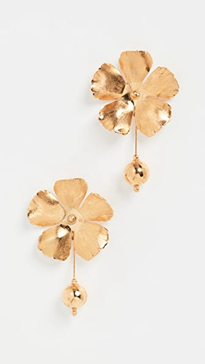 Shop Jennifer Behr Laurie Earrings In Gold