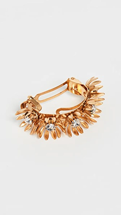 Shop Elizabeth Cole Golden Floral Ponytail Holder