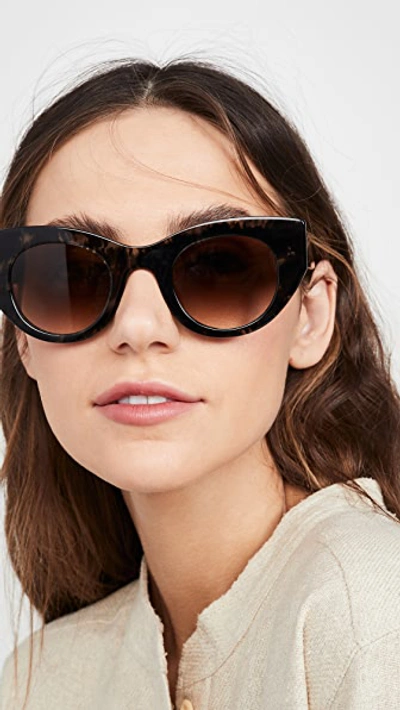 Shop Thierry Lasry Utopy 620 Sunglasses In Grey Tortoise