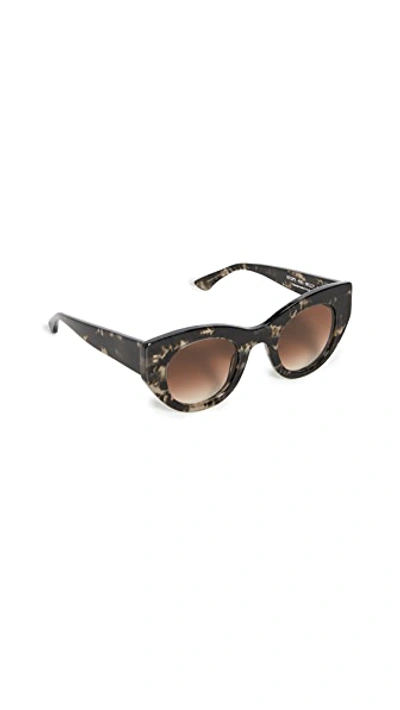 Shop Thierry Lasry Utopy 620 Sunglasses In Grey Tortoise