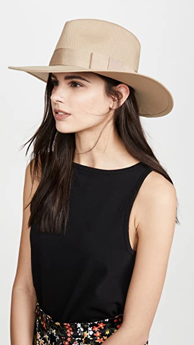 Shop Brixton Joanna Cotton Ii Hat In Light Tan