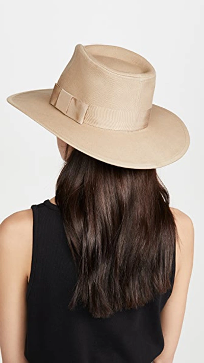 Shop Brixton Joanna Cotton Ii Hat In Light Tan