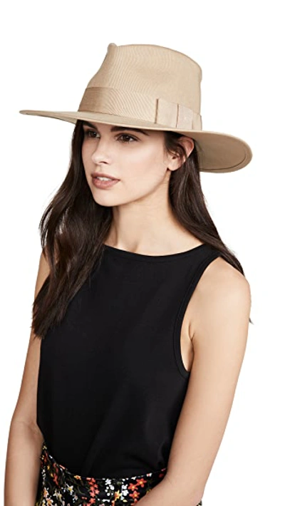 Shop Brixton Joanna Cotton Ii Hat In Light Tan