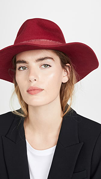 brixton ella wool fedora