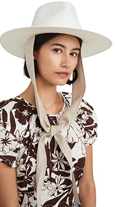 Shop Janessa Leone Oren Hat In Bleach
