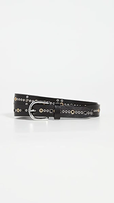 Shop Iro Baley Belt In Black