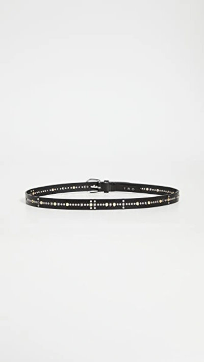 Shop Iro Baley Belt In Black