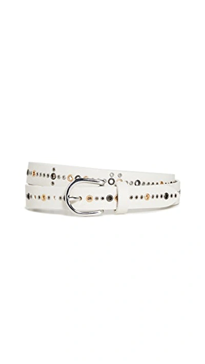 Shop Iro Baley Belt In White