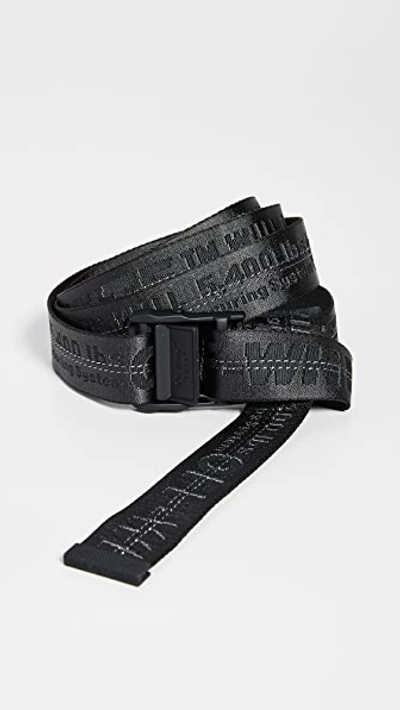 Shop Off-white Classic Industrial Belt In Black Black
