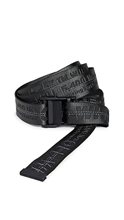 Off-white Black Mini Industrial Belt