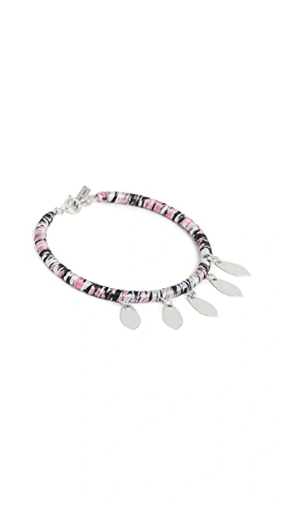 Shop Isabel Marant Leaf Anklet In Faded Night