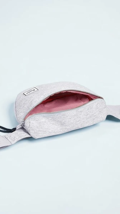 Shop Herschel Supply Co Fifteen Fanny Pack In Light Grey Crosshatch