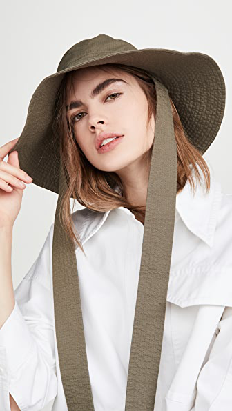 cotton wide brim hat