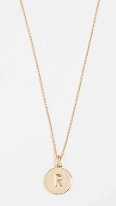 Shop Kate Spade Letter Pendant Necklace In R