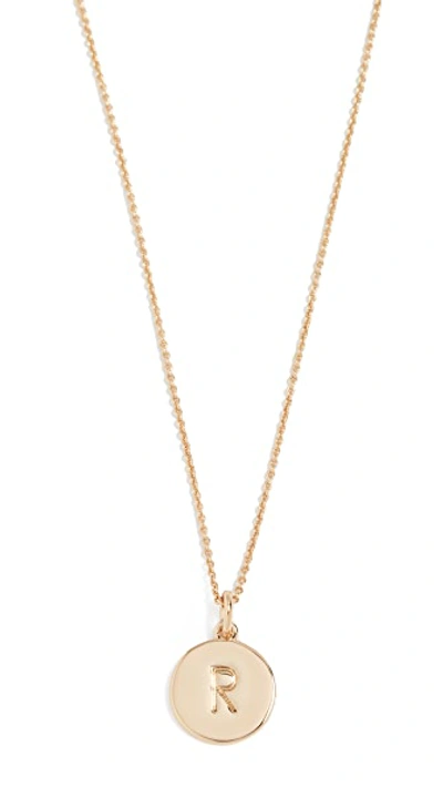 Shop Kate Spade Letter Pendant Necklace In R