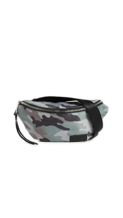 Shop Rebecca Minkoff Nylon Belt Bag In Camo Print