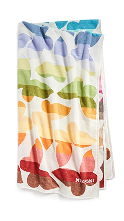 Shop Missoni Jamelia Beach Towel In Multicolor