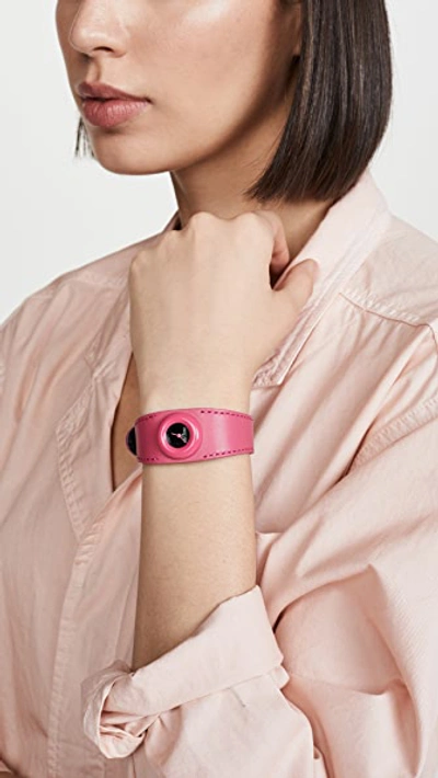 Shop The Marc Jacobs The Donut Pink Watch 22mm In Pink Brushed
