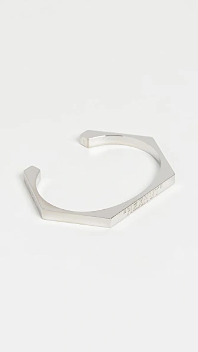 Shop Off-white Silver Bolt Bracelet