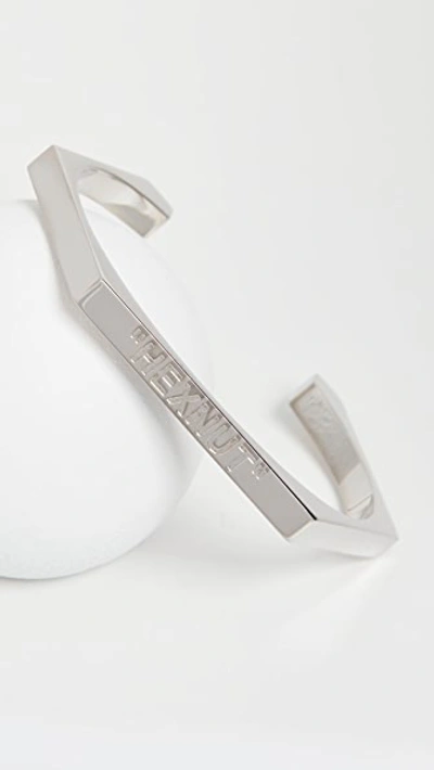 Shop Off-white Silver Bolt Bracelet