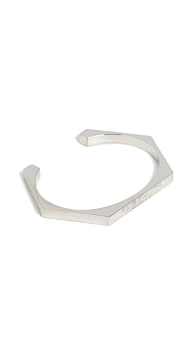 Shop Off-white Silver Bolt Bracelet