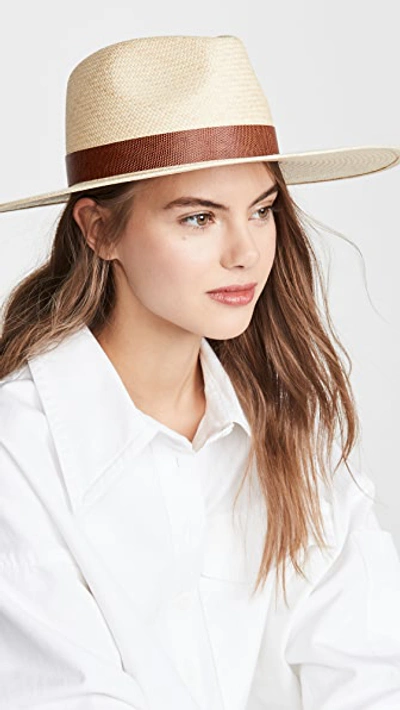 Shop Rag & Bone Wide Brim Panama Hat In Natural