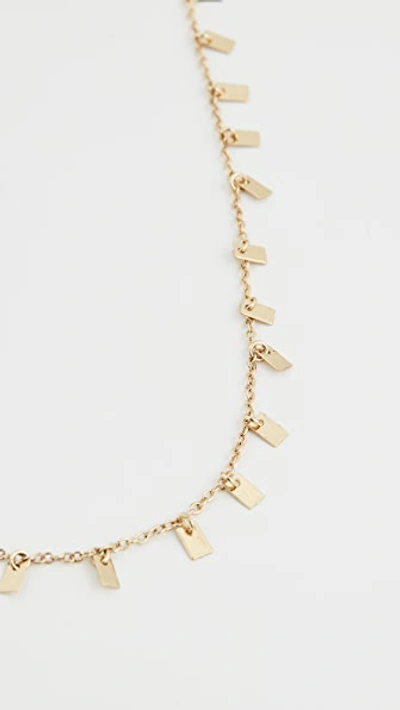 Shop Luv Aj The Baguette Disc Shaker Necklace In Gold
