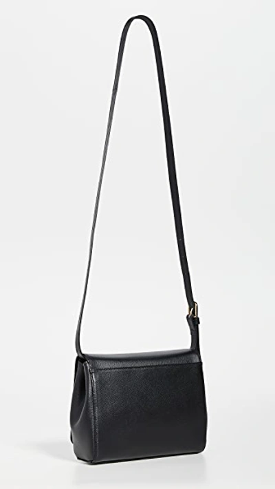 Shop Little Liffner Focaccia Shoulder Bag In Black
