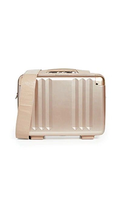 Shop Calpak Vanity Case In Yellow Gold