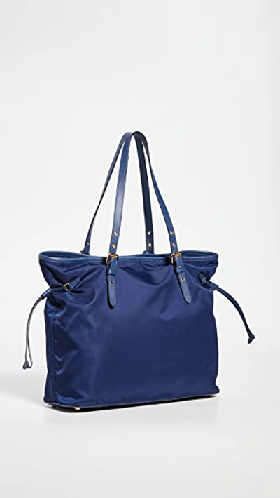 Pre-owned Prada Blue Nylon Tote Bag