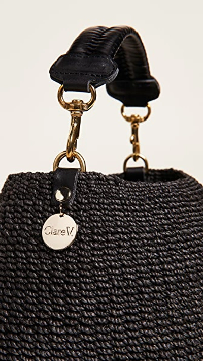 Shop Clare V Pot De Miel Clutch In Black