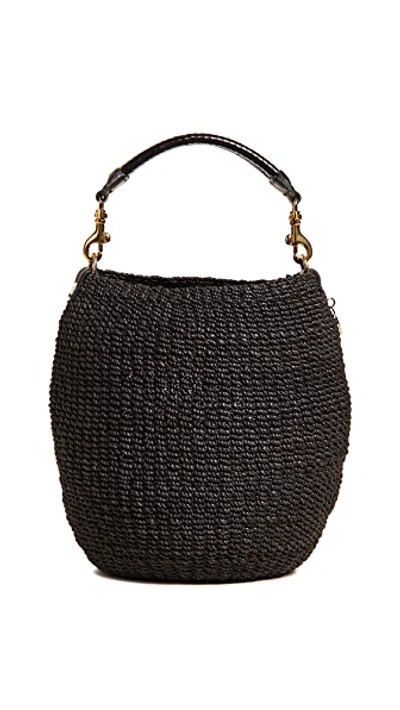 Clare V Pot De Miel Clutch In Black